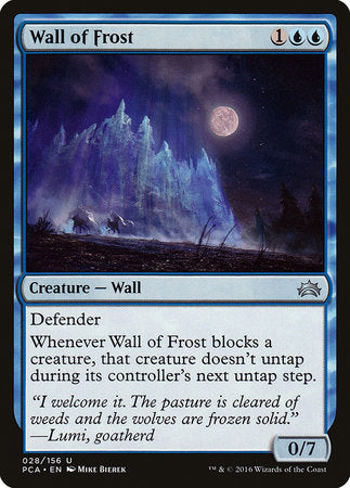 Wall of Frost [Planechase Anthology] | North Game Den