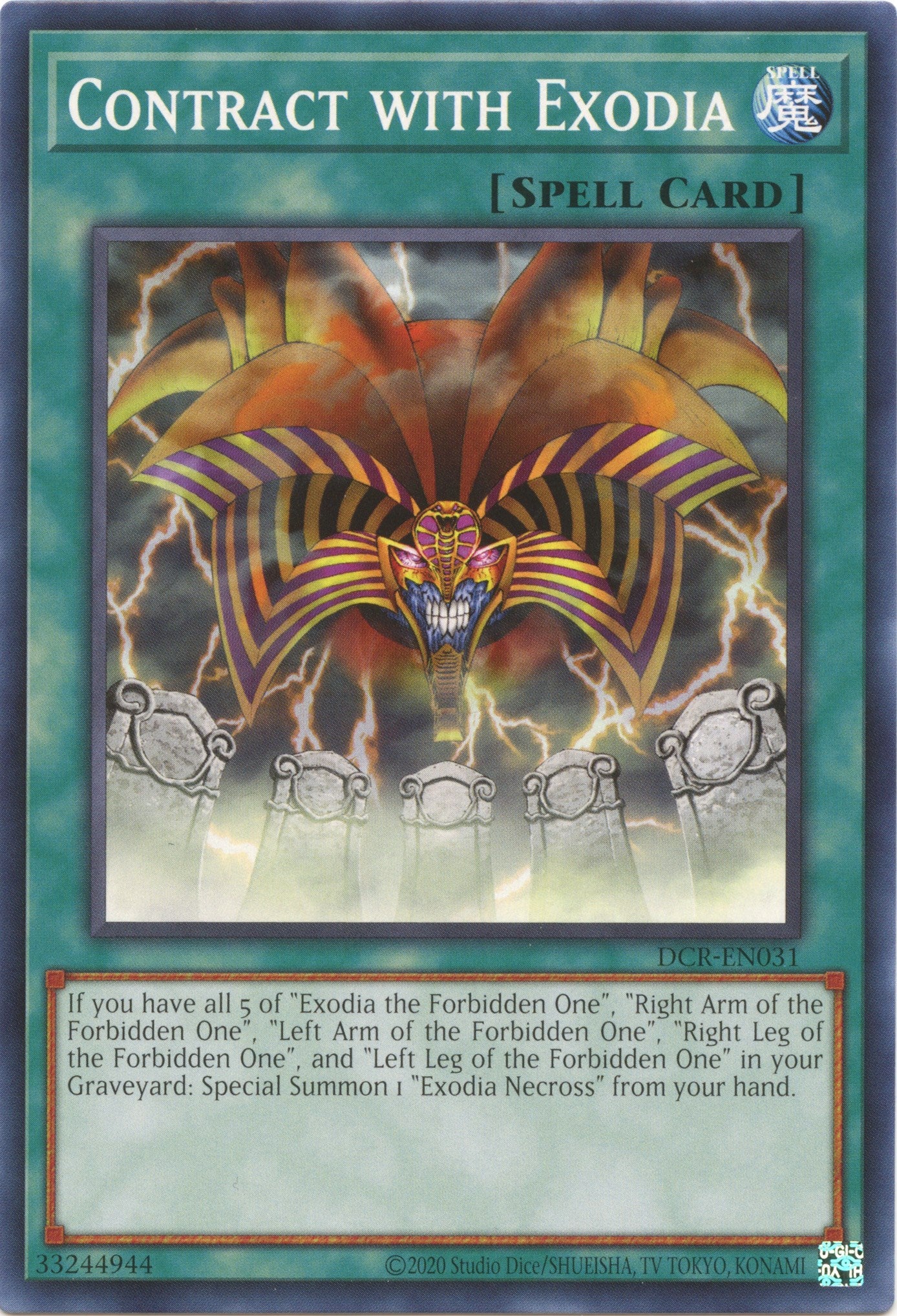 Contract with Exodia (25th Anniversary) [DCR-EN031] Common | North Game Den