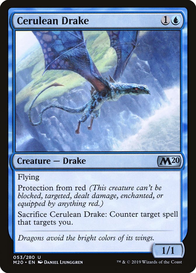 Cerulean Drake [Core Set 2020] | North Game Den