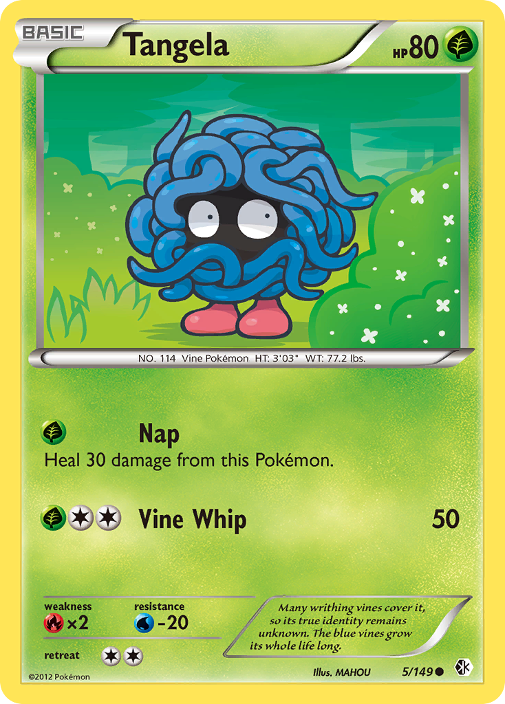 Tangela (5/149) [Black & White: Boundaries Crossed] | North Game Den