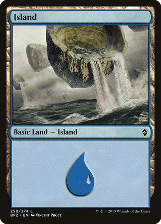 Island (258) [Battle for Zendikar] | North Game Den