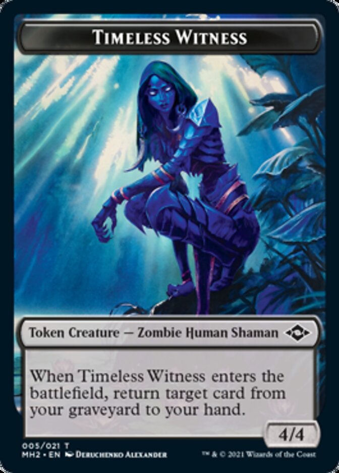 Timeless Witness Token [Modern Horizons 2 Tokens] | North Game Den