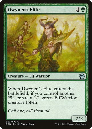 Dwynen's Elite [Duel Decks: Elves vs. Inventors] | North Game Den