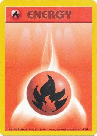 Fire Energy (98/102) [Base Set Unlimited] | North Game Den