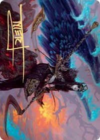 Eradicator Valkyrie Art Card (Gold-Stamped Signature) [Kaldheim: Art Series] | North Game Den
