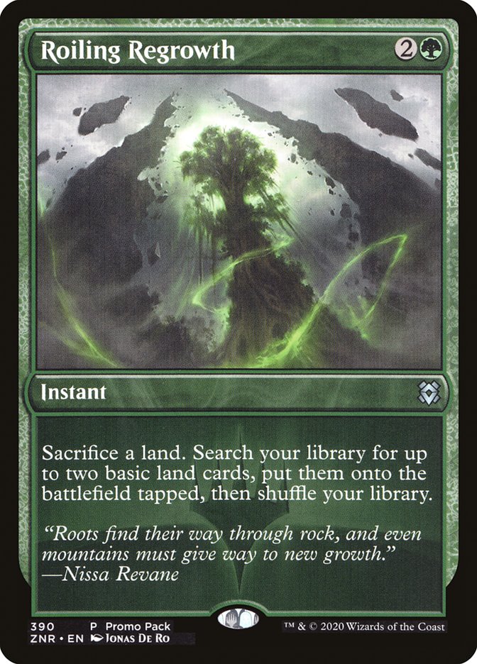 Roiling Regrowth (Promo Pack) [Zendikar Rising Promos] | North Game Den