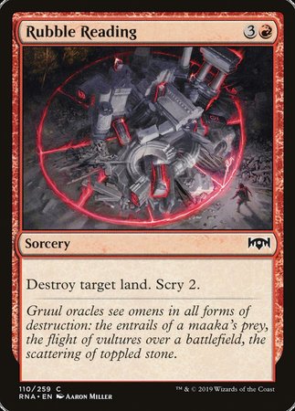 Rubble Reading [Ravnica Allegiance] | North Game Den