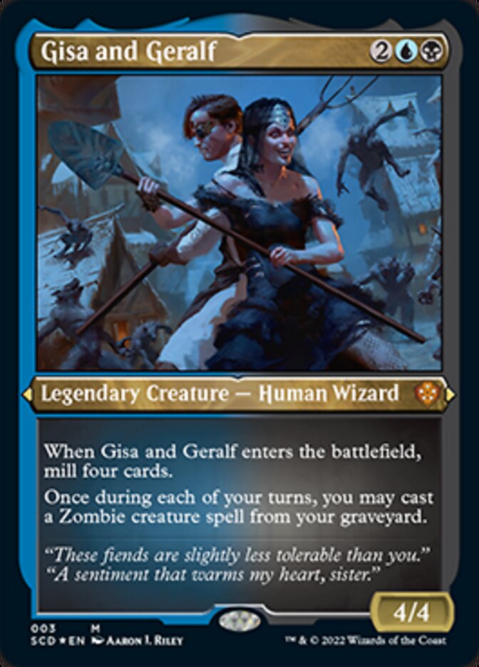 Gisa and Geralf (Foil Etched) [Starter Commander Decks] | North Game Den