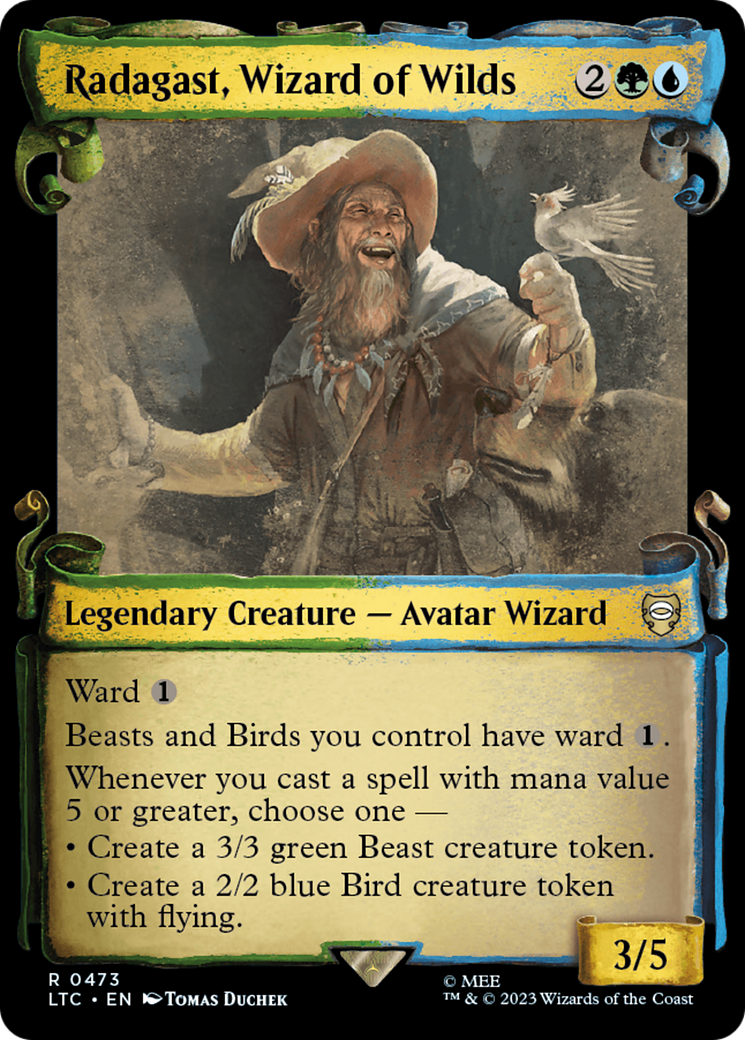 Radagast, Wizard of Wilds [The Lord of the Rings: Tales of Middle-Earth Commander Showcase Scrolls] | North Game Den