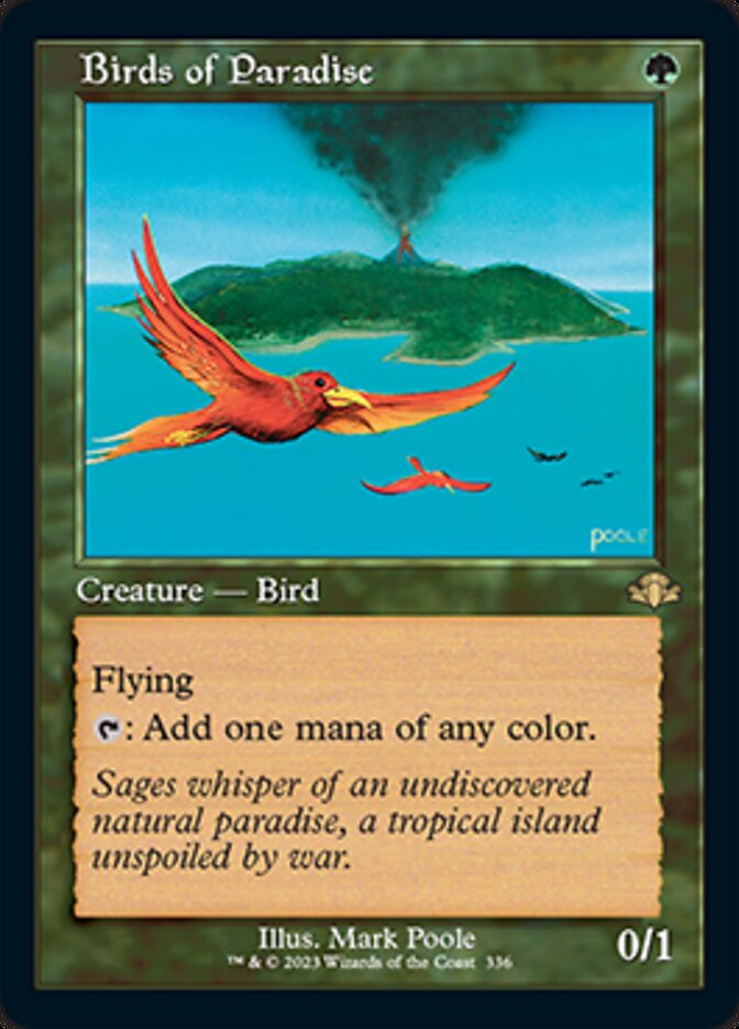 Birds of Paradise (Retro) [Dominaria Remastered] | North Game Den