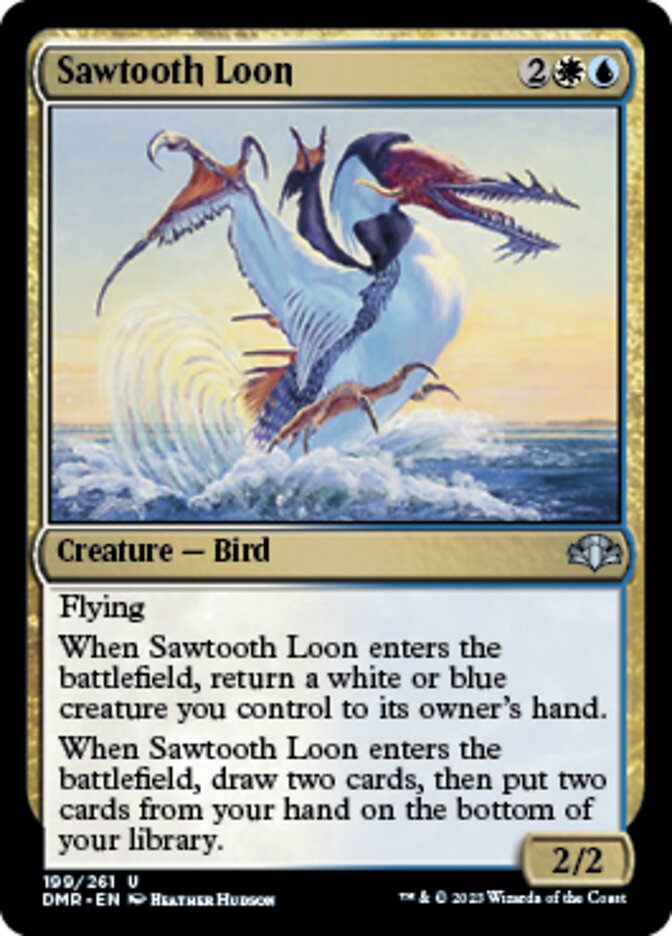 Sawtooth Loon [Dominaria Remastered] | North Game Den