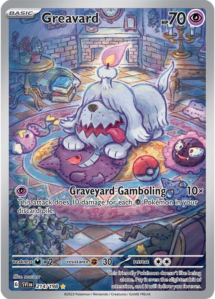 Greavard (214/198) [Scarlet & Violet: Base Set] | North Game Den