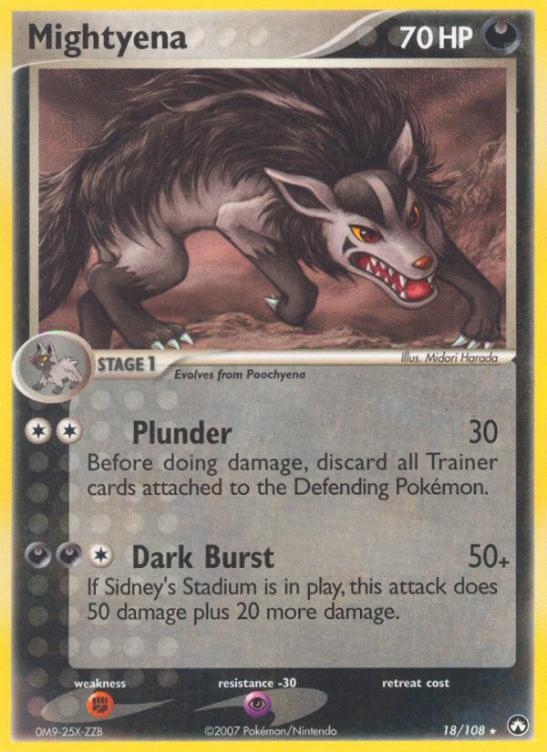 Mightyena (18/108) [EX: Power Keepers] | North Game Den