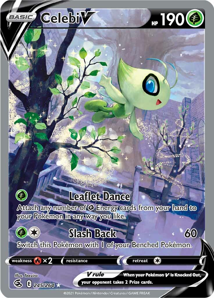 Celebi V (245/264) [Sword & Shield: Fusion Strike] | North Game Den