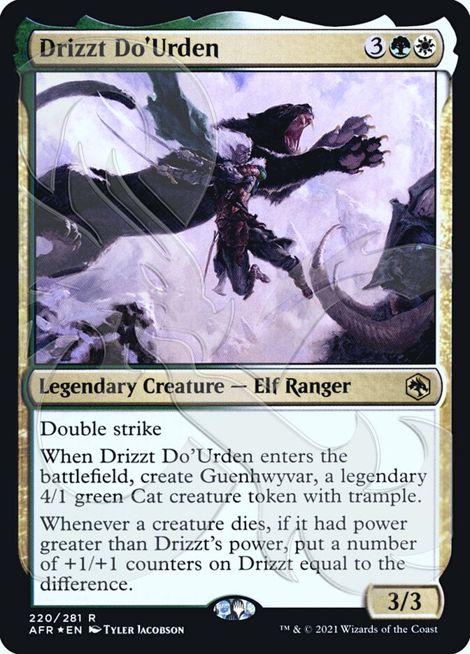 Drizzt Do'Urden (Ampersand Promo) [Dungeons & Dragons: Adventures in the Forgotten Realms Promos] | North Game Den