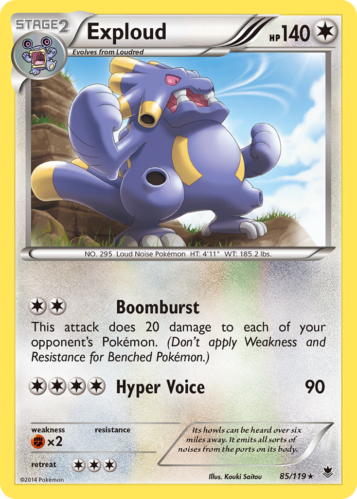 Exploud (85/119) [XY: Phantom Forces] | North Game Den