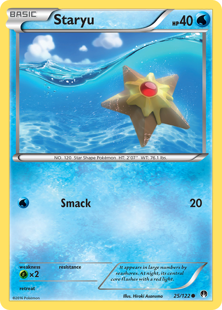 Staryu (25/122) [XY: BREAKpoint] | North Game Den