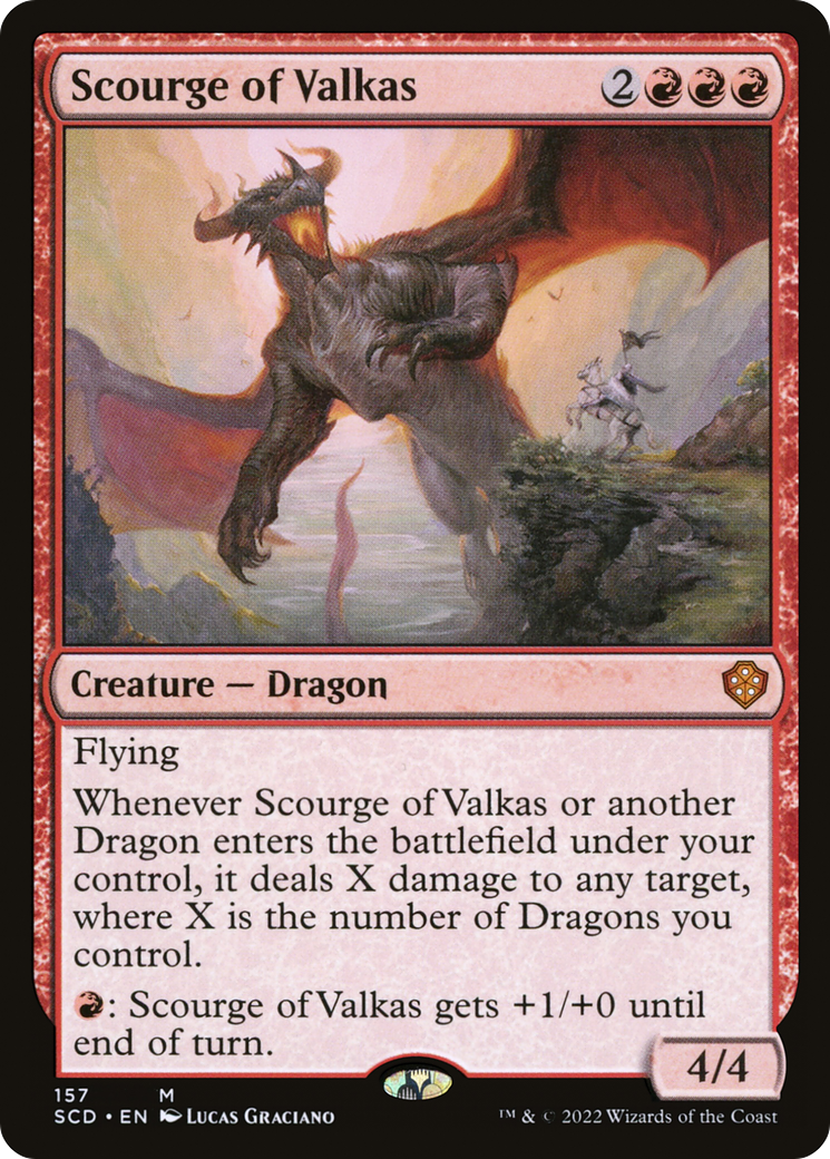 Scourge of Valkas [Starter Commander Decks] | North Game Den