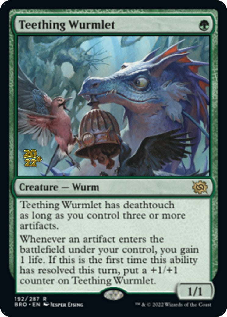 Teething Wurmlet [The Brothers' War: Prerelease Promos] | North Game Den