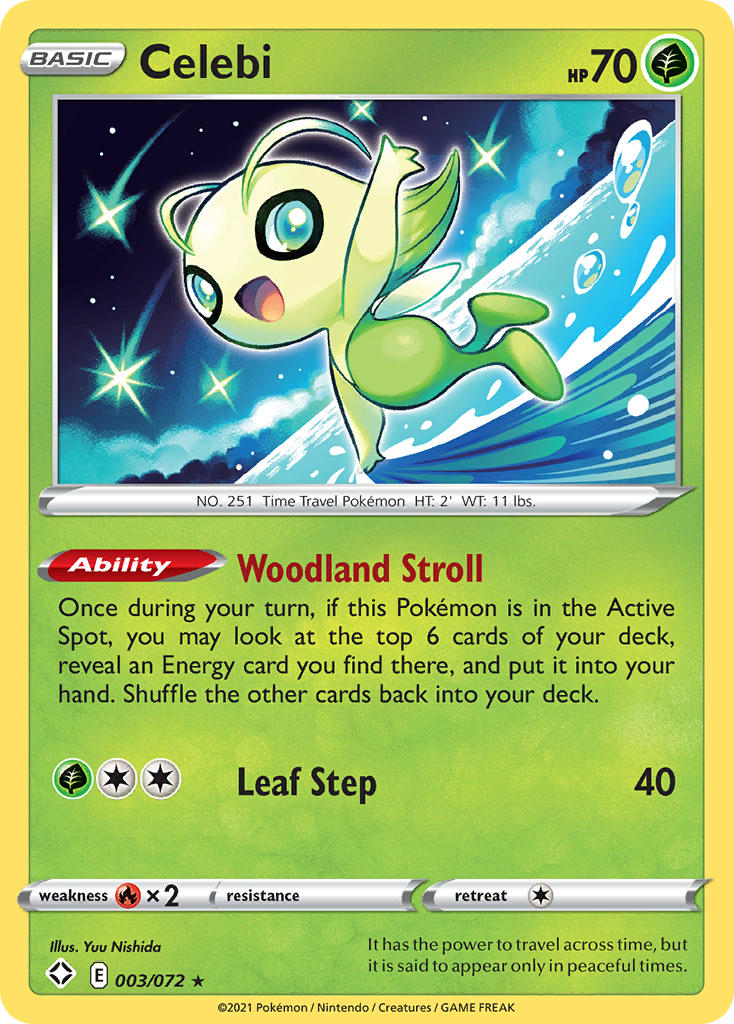 Celebi (003/072) [Sword & Shield: Shining Fates] | North Game Den