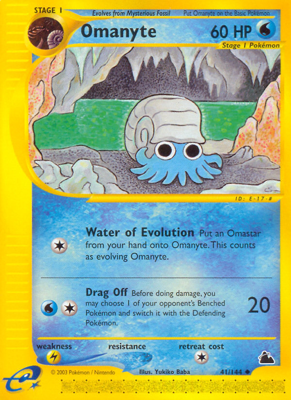 Omanyte (41/144) [Skyridge] | North Game Den