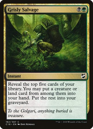Grisly Salvage [Commander 2018] | North Game Den