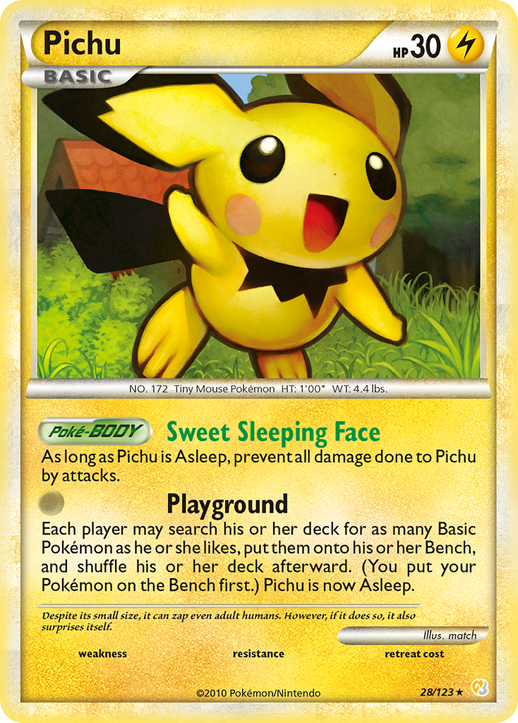 Pichu (28/123) [HeartGold & SoulSilver: Base Set] | North Game Den