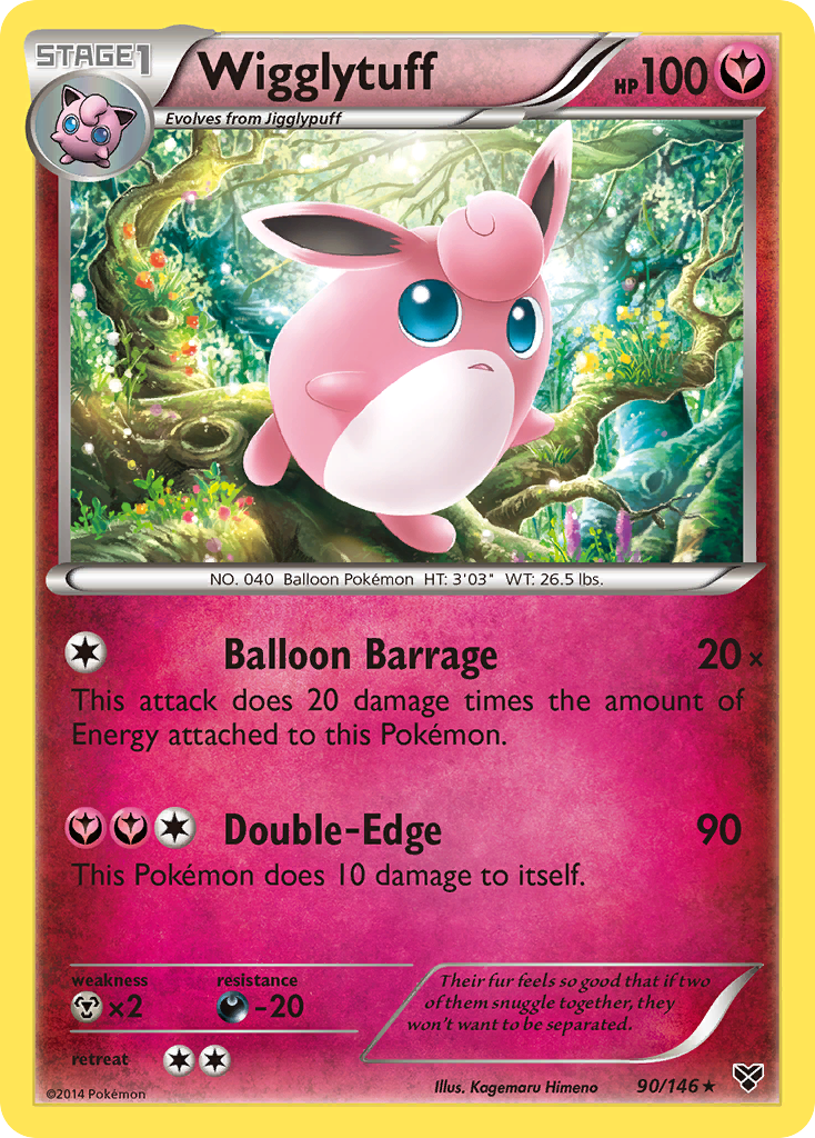 Wigglytuff (90/146) [XY: Base Set] | North Game Den