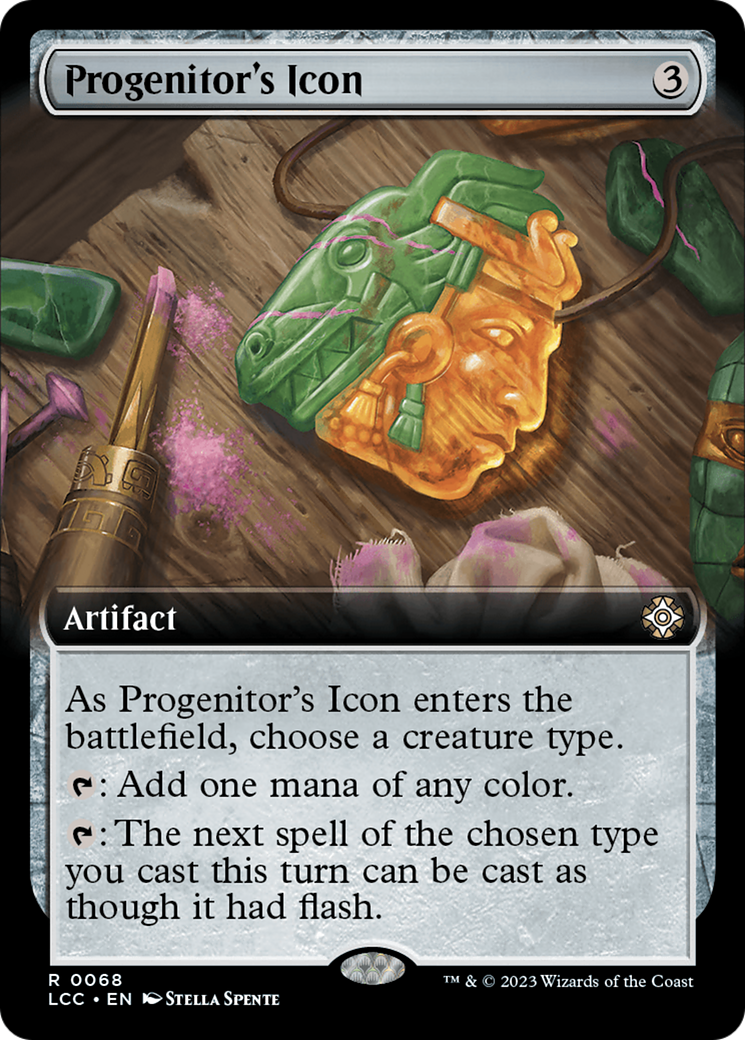 Progenitor's Icon (Extended Art) [The Lost Caverns of Ixalan Commander] | North Game Den
