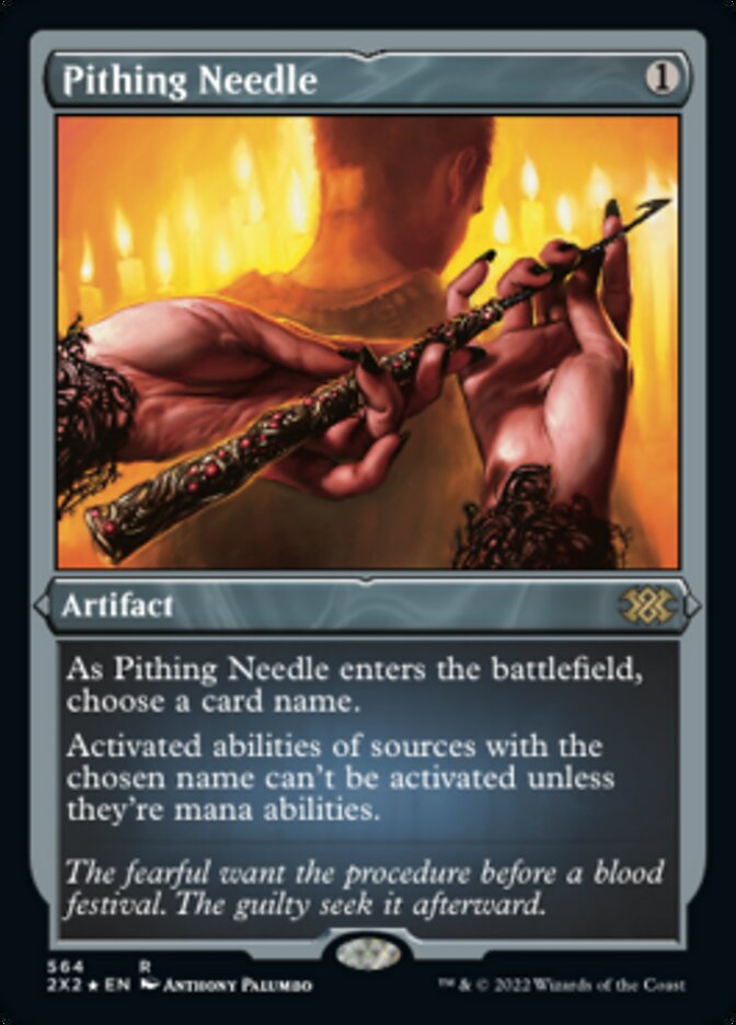 Pithing Needle (Foil Etched) [Double Masters 2022] | North Game Den