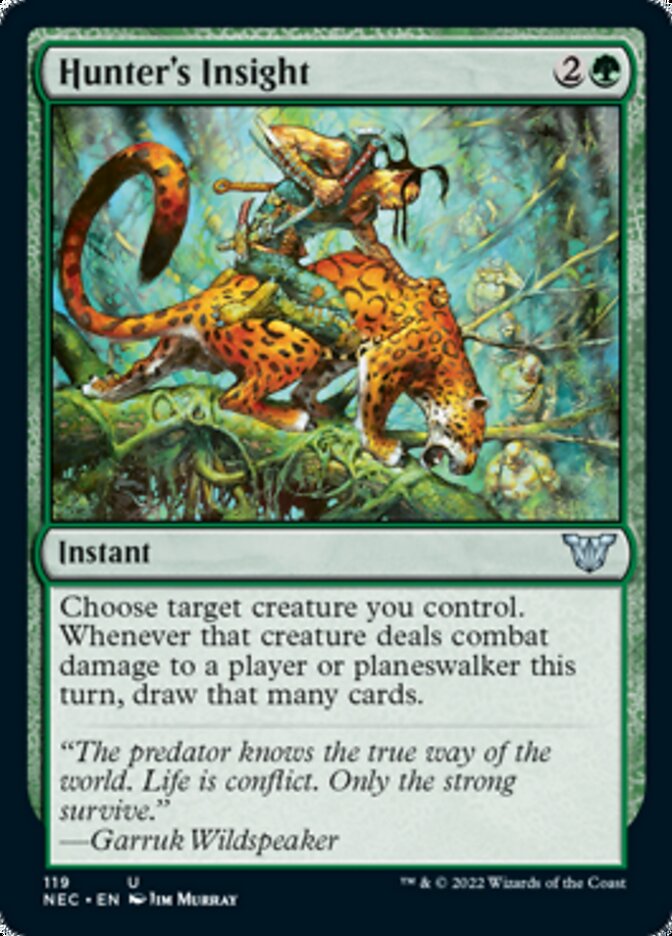 Hunter's Insight [Kamigawa: Neon Dynasty Commander] | North Game Den