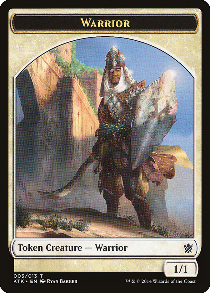 Warrior (003/013) [Khans of Tarkir Tokens] | North Game Den