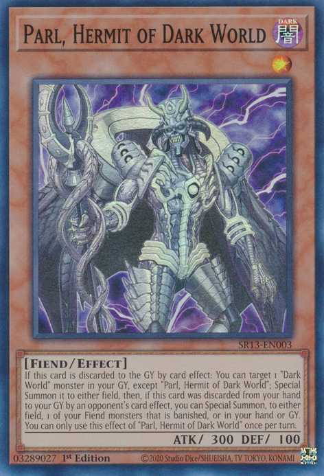 Parl, Hermit of Dark World [SR13-EN003] Super Rare | North Game Den