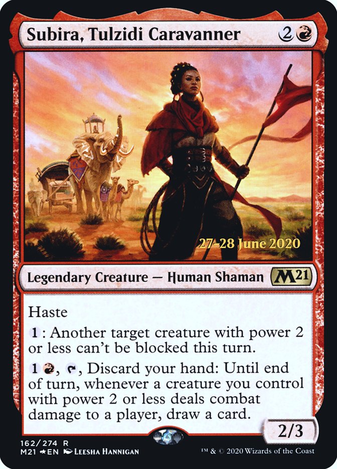 Subira, Tulzidi Caravanner  [Core Set 2021 Prerelease Promos] | North Game Den