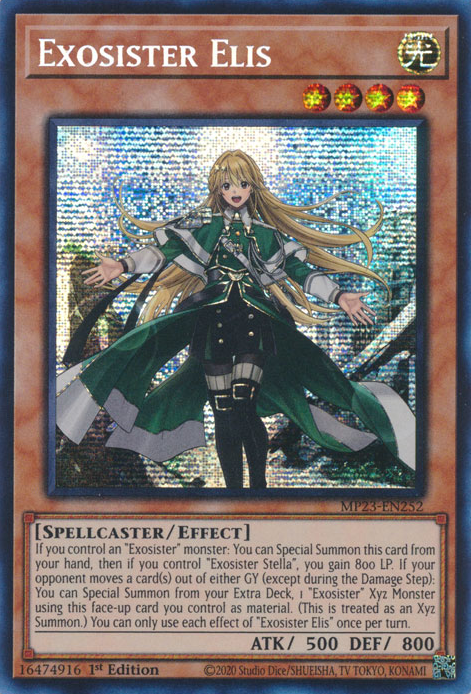 Exosister Elis [MP23-EN252] Prismatic Secret Rare | North Game Den