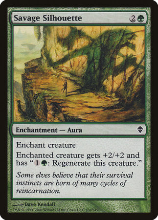 Savage Silhouette [Zendikar] | North Game Den