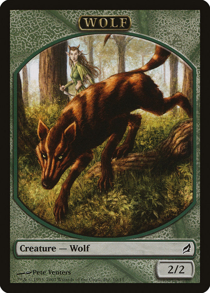 Wolf [Lorwyn Tokens] | North Game Den