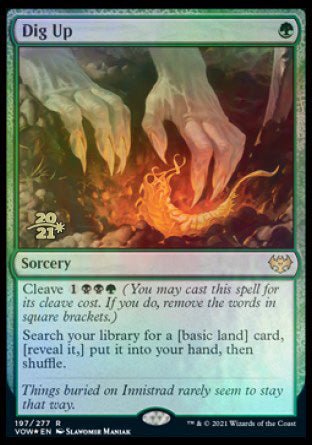 Dig Up [Innistrad: Crimson Vow Prerelease Promos] | North Game Den