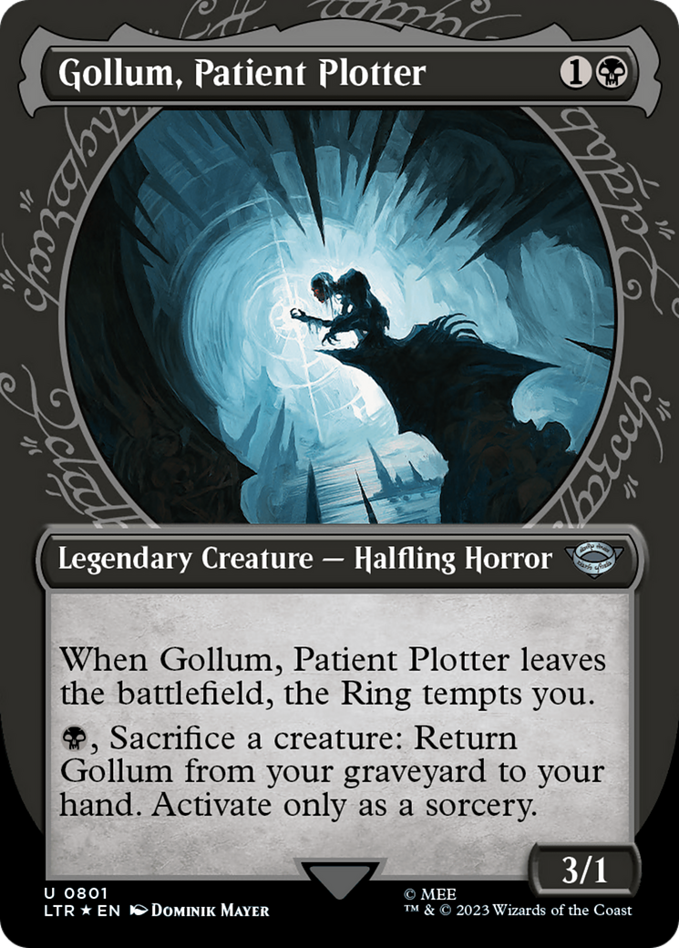 Gollum, Patient Plotter (Showcase) (Surge Foil) [The Lord of the Rings: Tales of Middle-Earth] | North Game Den