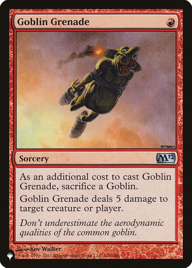 Goblin Grenade [The List] | North Game Den