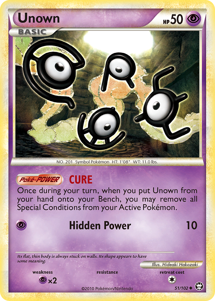 Unown (51/102) [HeartGold & SoulSilver: Triumphant] | North Game Den