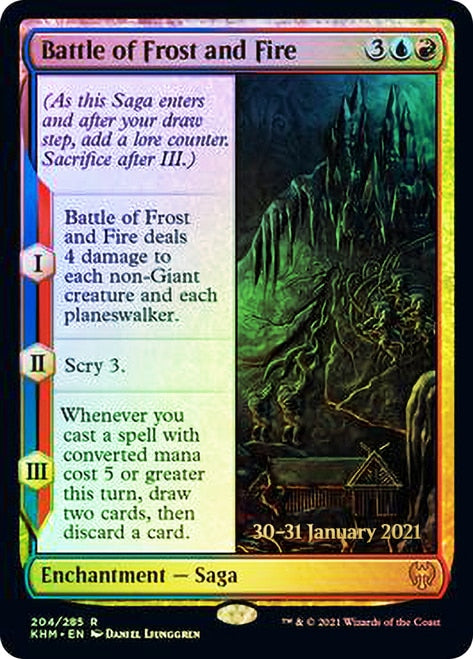 Battle of Frost and Fire [Kaldheim Prerelease Promos] | North Game Den