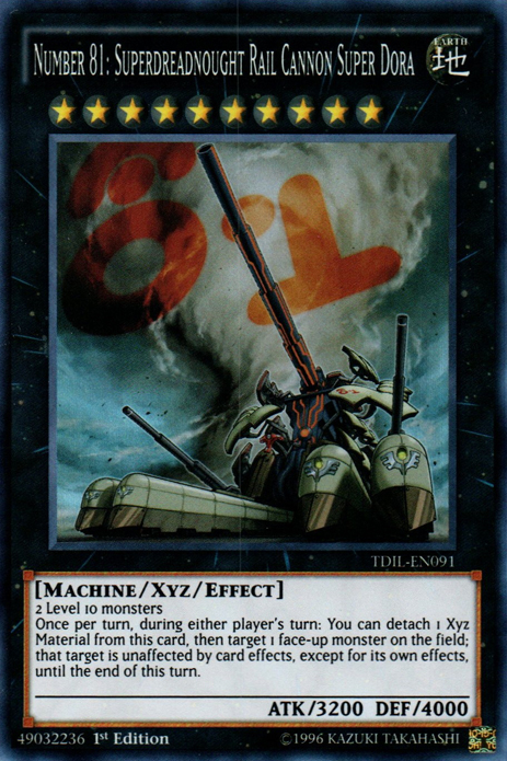 Number 81: Superdreadnought Rail Cannon Super Dora [TDIL-EN091] Super Rare | North Game Den