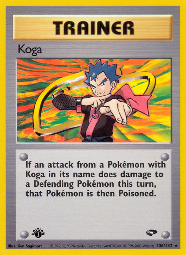 Koga (106/132) [Gym Challenge 1st Edition] | North Game Den