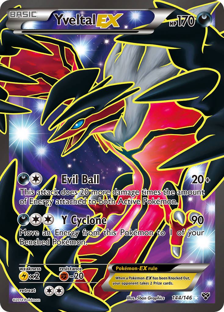 Yveltal EX (144/146) [XY: Base Set] | North Game Den