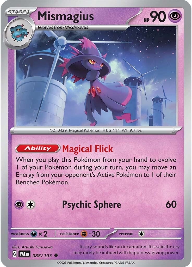 Mismagius (088/193) [Scarlet & Violet: Paldea Evolved] | North Game Den