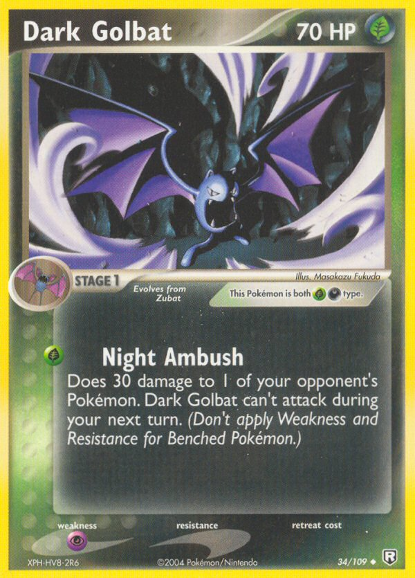 Dark Golbat (34/109) [EX: Team Rocket Returns] | North Game Den