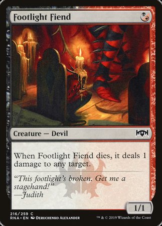 Footlight Fiend [Ravnica Allegiance] | North Game Den