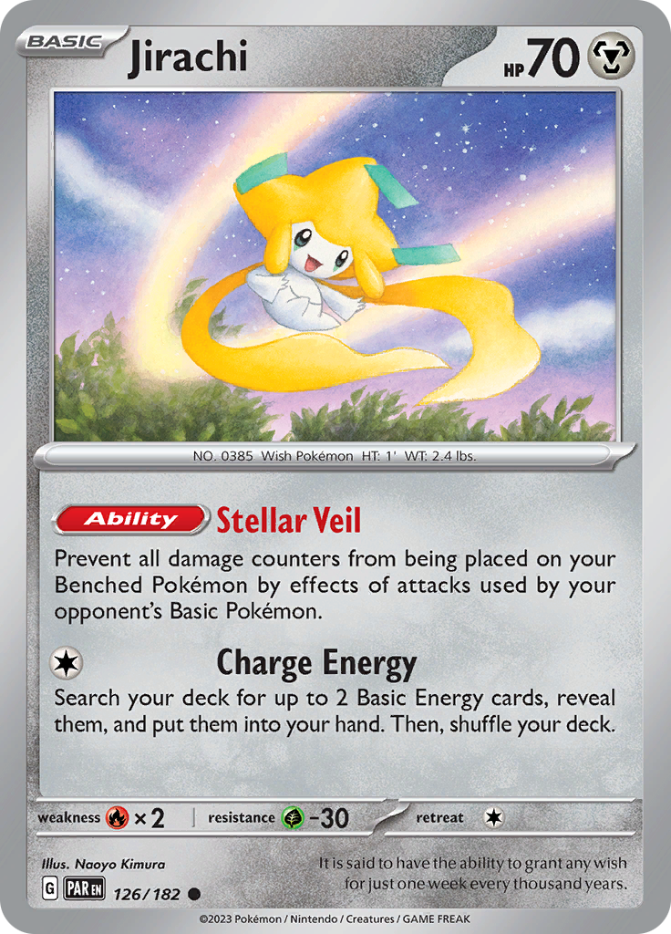 Jirachi (126/182) [Scarlet & Violet: Paradox Rift] | North Game Den