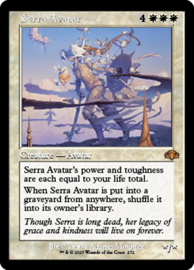 Serra Avatar (Retro) [Dominaria Remastered] | North Game Den